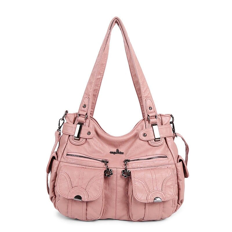 Sac a Main Multi Poche Pour Femme - TotalFem Access Rose