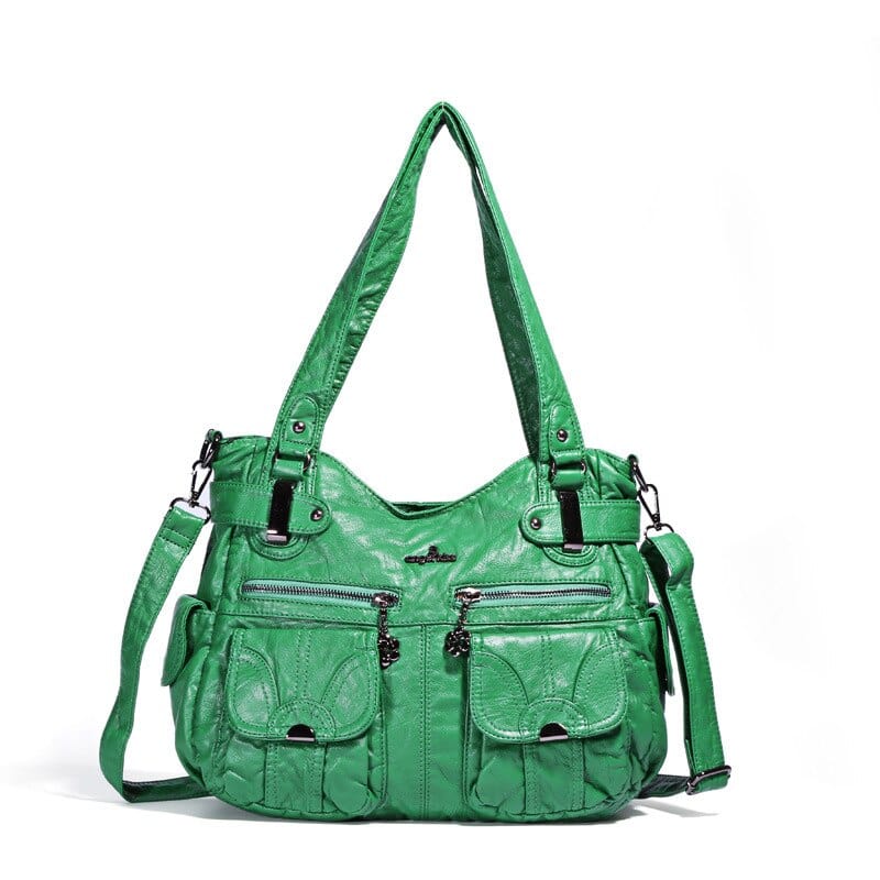 Sac a Main Multi Poche Pour Femme - TotalFem Access Vert