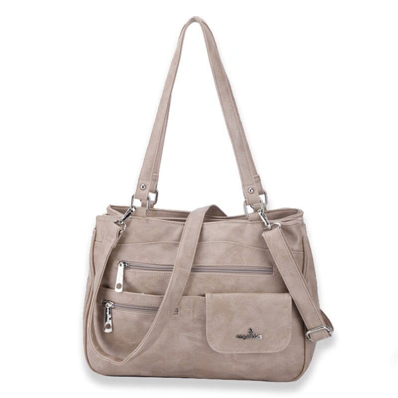 Sac à Main Multipoche pour Femme - FlexiChic Gris cairl