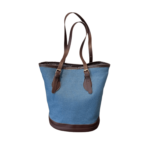 Sac à Main Pas Cher pour Femme Denim - FashionFling Bleu / 28 x 27 x 15cm