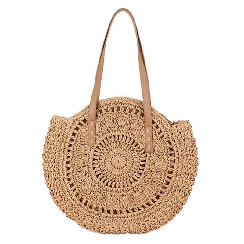 Sac à Main Plage Femme - Plage Chic Marron clair