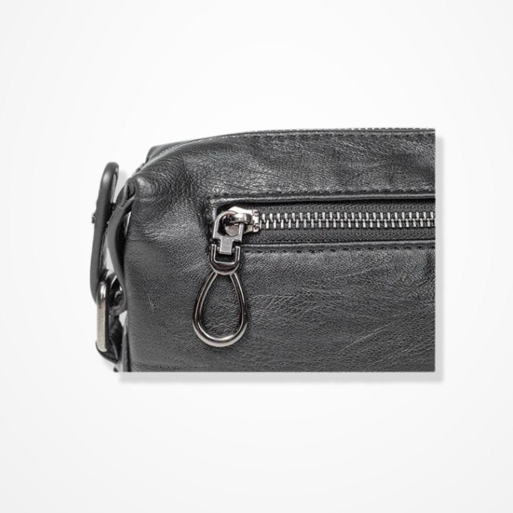 Sac À Main Pochette Cuir Noir