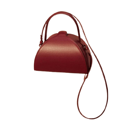 Sac à Main pour Femme de Petite Taille - Mini Chic Bordeaux / 21x11x16cm