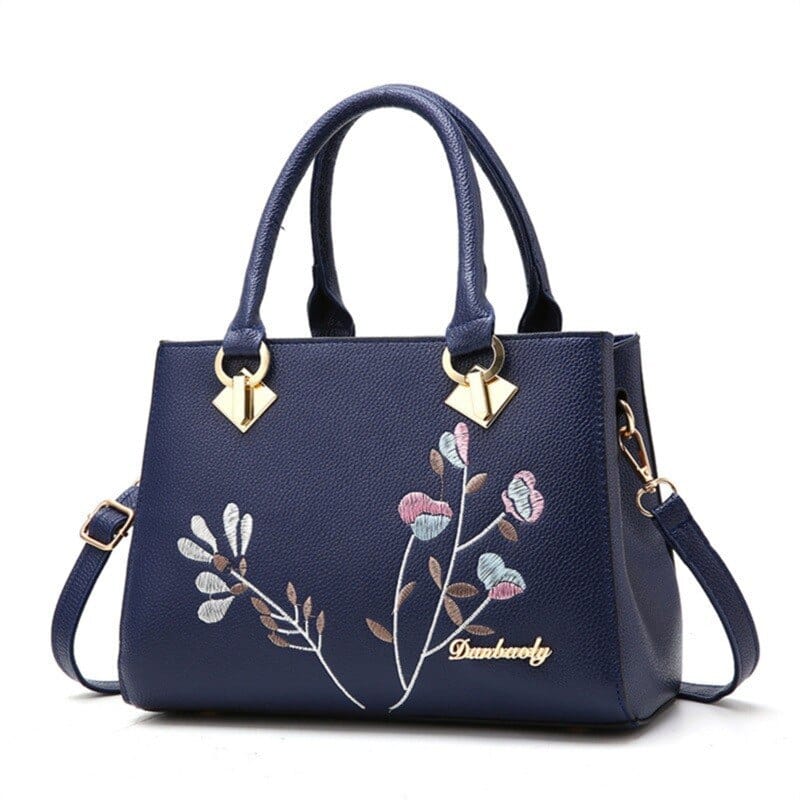 Sac à Main pour Femme en Simili Cuir - ChicVogue Bleu marine