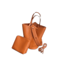 Sac à Main pour Femme Long - ÉléganceLongueurs Orange / 22x27x17cm