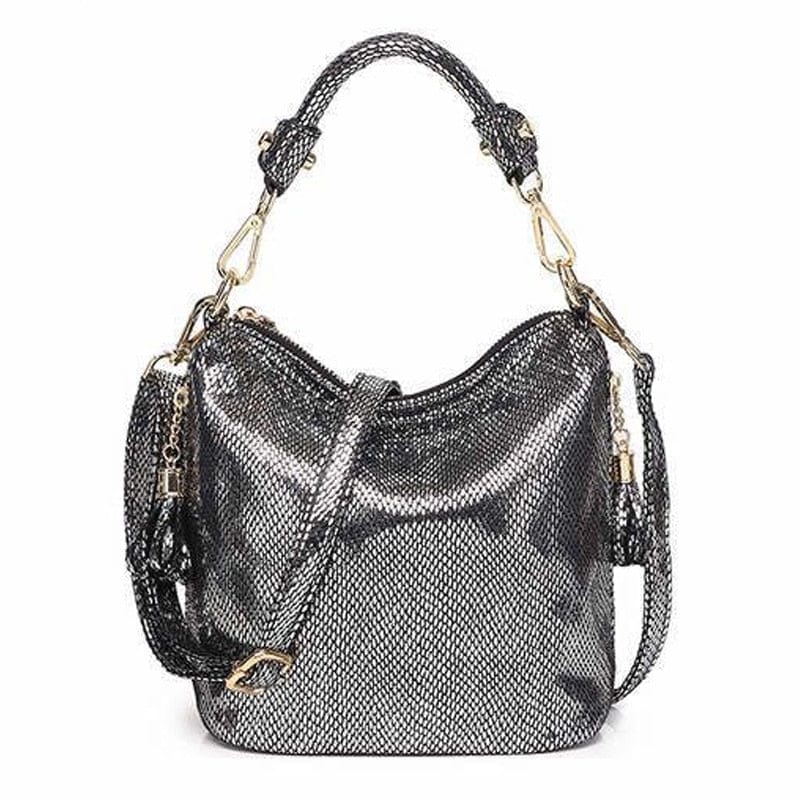 Sac à Main pour Femme - LuxeAllure Noir argenté