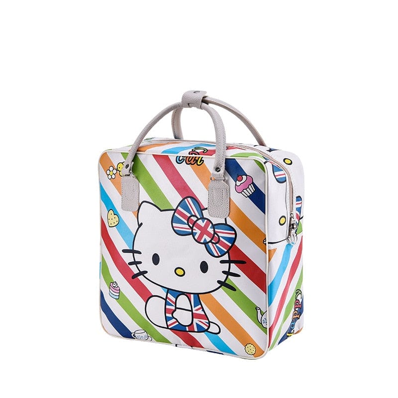 Sac à Main pour Femmes en Voyage - GlamPorté Chat rayures obliques