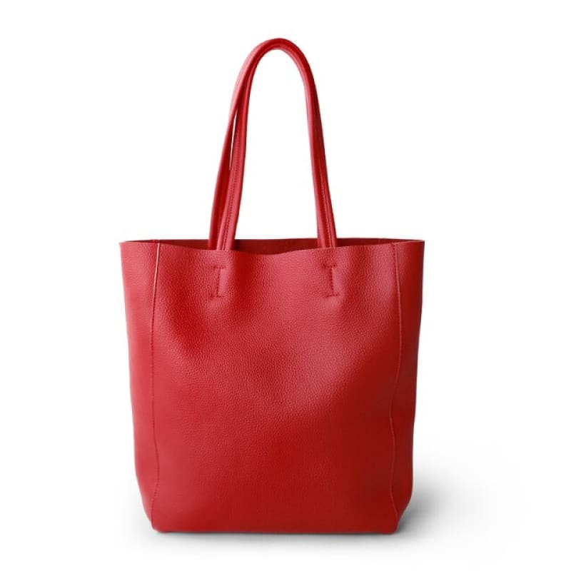 Sac à Main pour les Cours Femme - Élégance Féminine Rouge