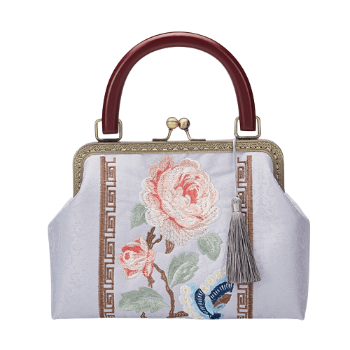 Sac à Main Rétro Femme - LuxeVintage Blanc