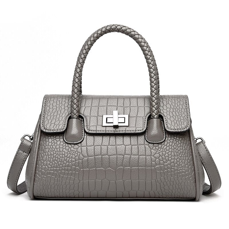 Sac à Main Rigide Femme - GlamTrend Gris