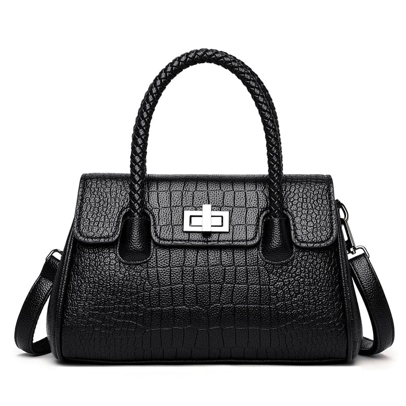 Sac à Main Rigide Femme - GlamTrend Noir