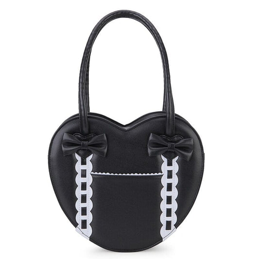 Sac à Main Rigide Noir Femme - GlamPerf Noir / 28x11x25cm