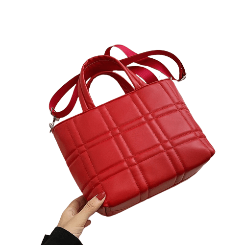 Sac à Main Rouge Femme Pas Cher - RubyChic Rouge / 29x19x11cm