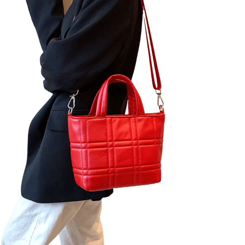 Sac à Main Rouge Femme Pas Cher - RubyChic Rouge / 29x19x11cm