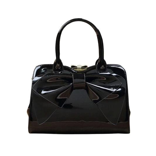 Sac à Main Vernis Noir pour Femme - NoirLuxe Noir