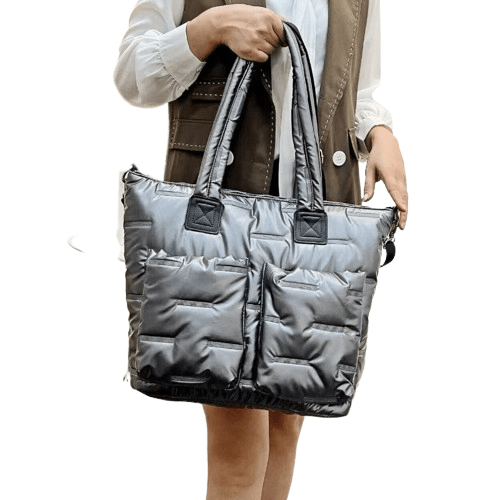 Sac à Main Voyage Femme Noir - NoirAventure Gris / 35x14x32cm