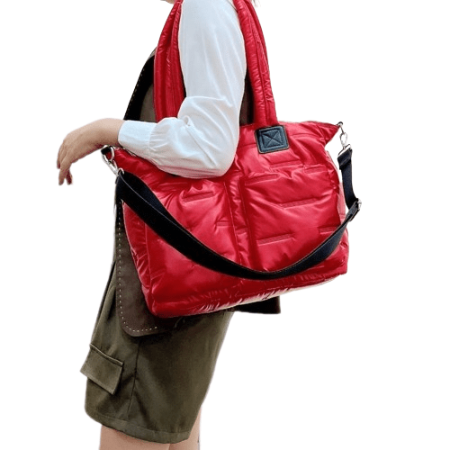 Sac à Main Voyage Femme Noir - NoirAventure Rouge / 35x14x32cm