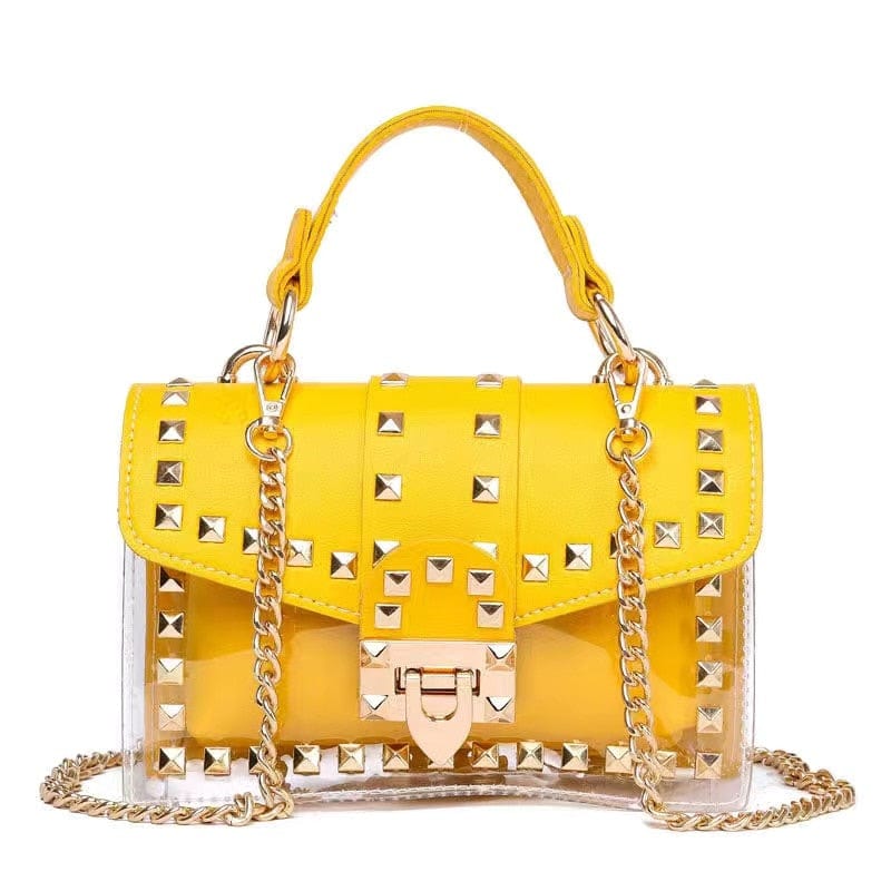 Sac à Mains Femme Jaune - SunGlow Jaune / 19x8x13cm