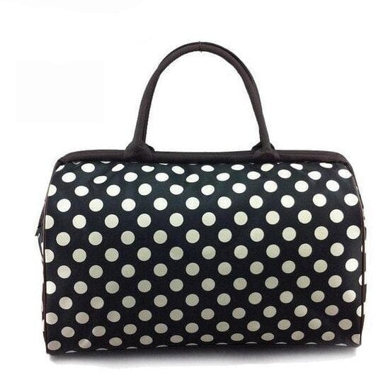 Sac à Mains Voyage Femme - JournéeLuxe Noir et blanc / 44x19x30cm