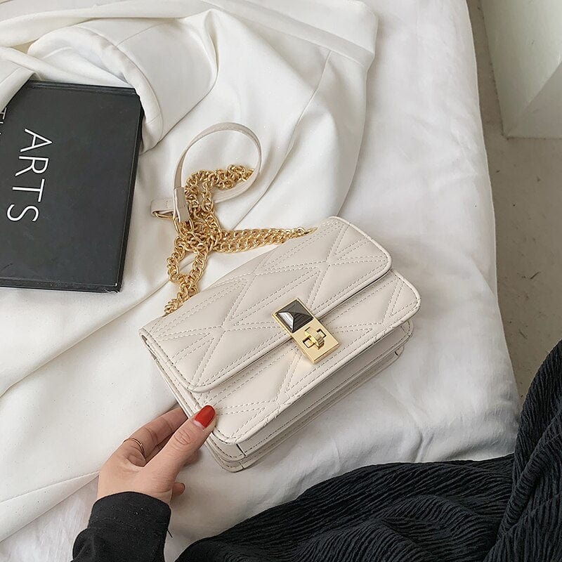 Sac Bandoulière Femme Moderne - Style Élégant Blanc