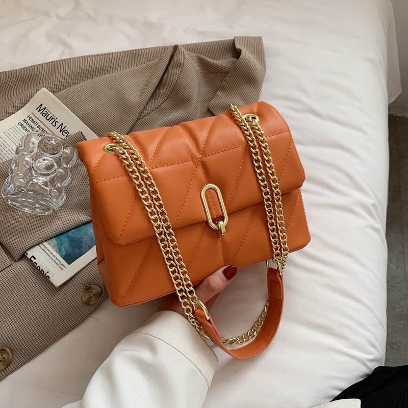 Sac Bandoulière Luxe - ÉlitSac Orange