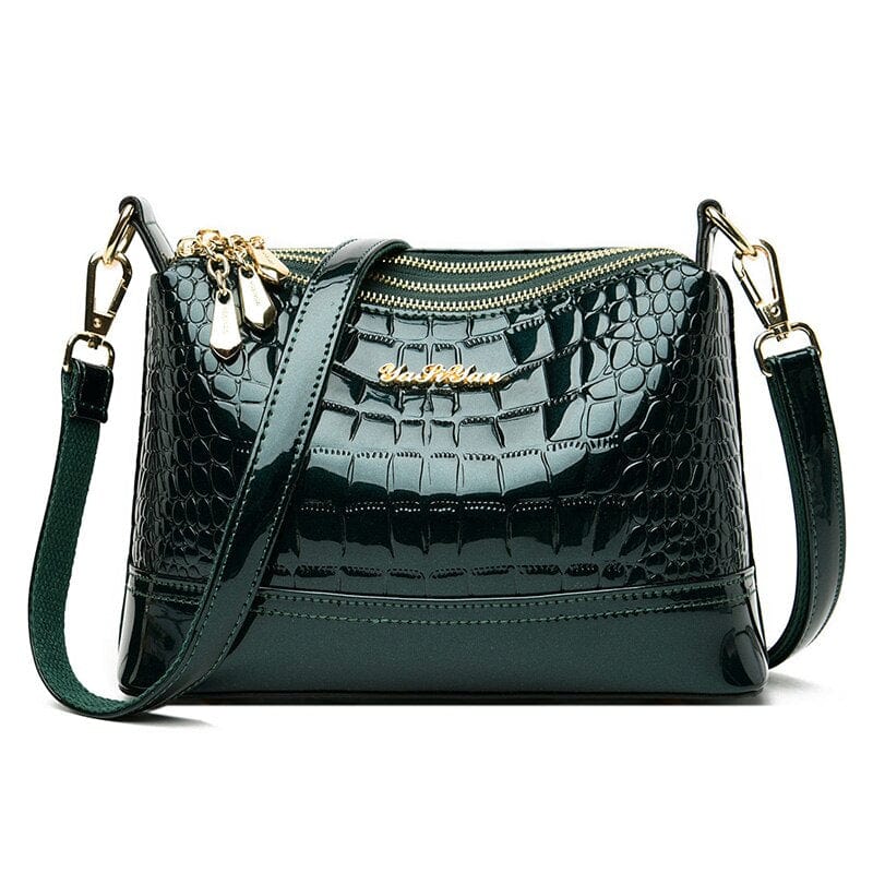 Sac Bandoulière Vernis - Glam'Bags Vert