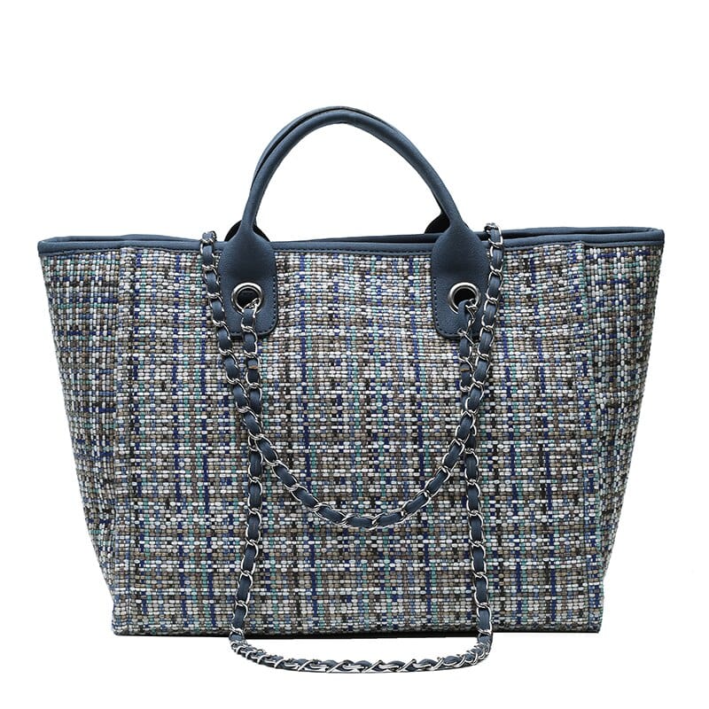 Sac Besace Artisanal Femme - ModeFusion Bleu