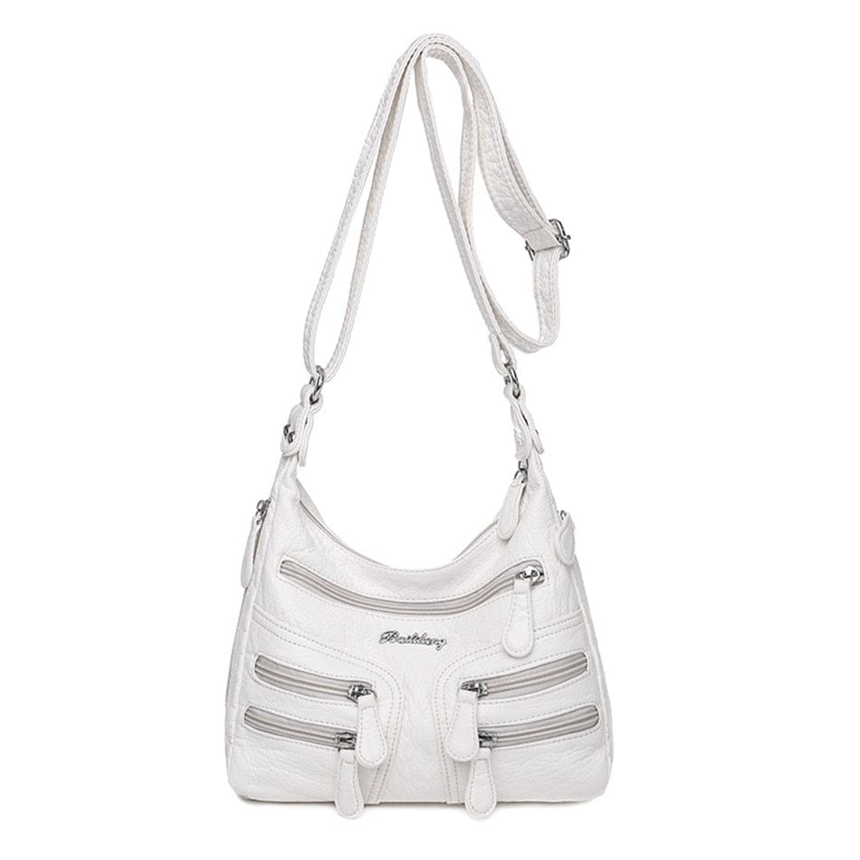 Sac Besace Avec Poches Femme - ModeMix Beige