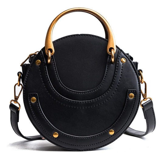 Sac Besace Avec Poignée Femme - FashionSling Noir / 16x8x16 cm