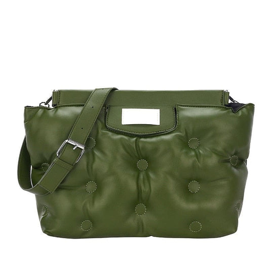 Sac Besace Femme Matelassé - GlamBags Vert