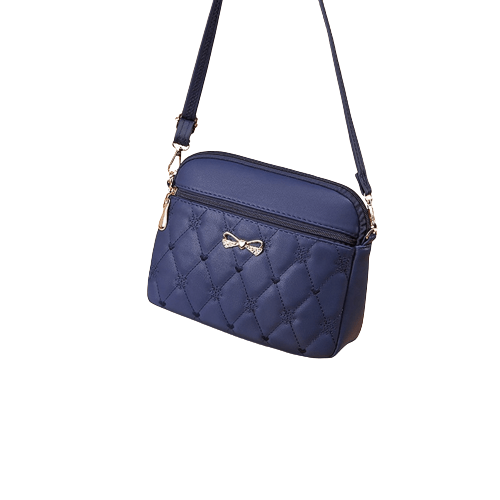 Sac Besace Femme Pas Cher - Élégance Urbaine Bleu foncé / 26x7x18cm