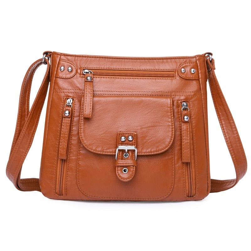 Sac Besace Femme Souple - UrbanChic Marron / 27x10x24 cm