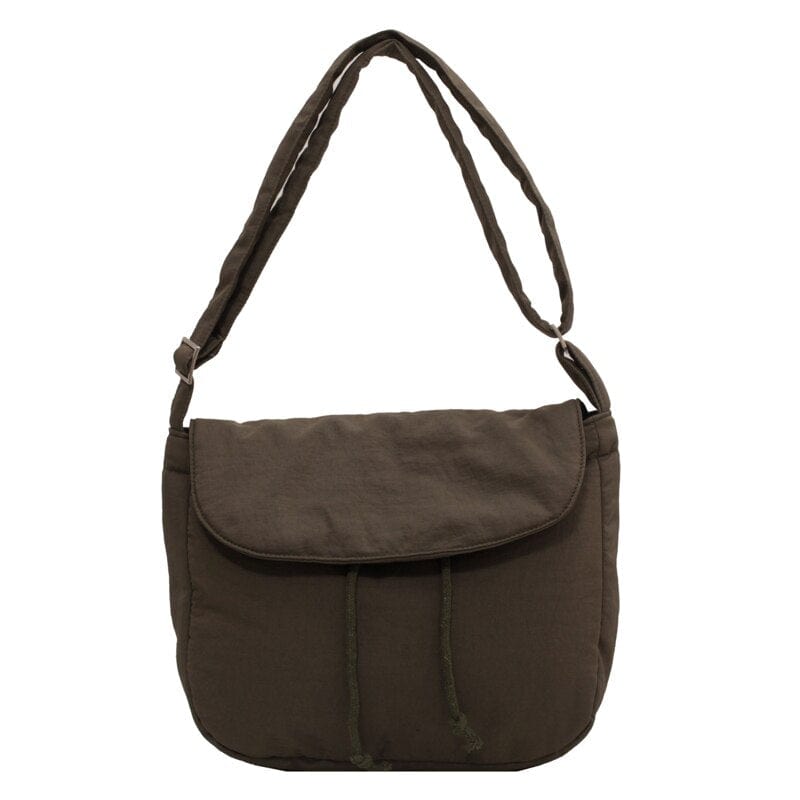 Sac Besace Femme Tissus - SacLady Gris / 33 × 25 ×11cm