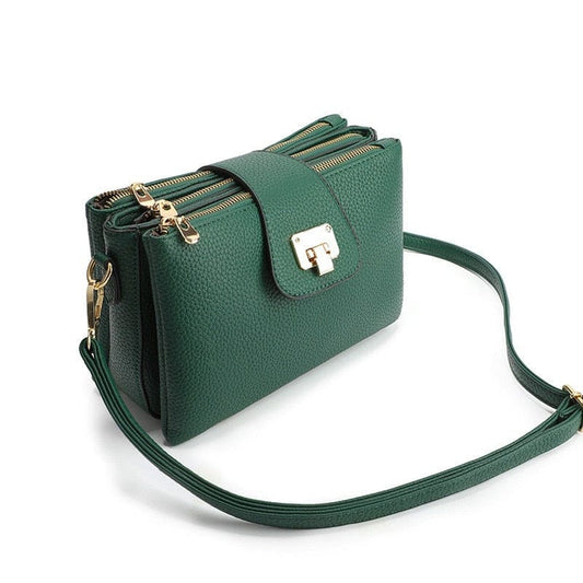 Sac Besace Femme Vert - GreenChic Vert / 23x16x10cm