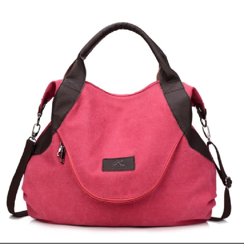 Sac Besace Fourre-Tout Souple Femme - FlexiChic Fuschia