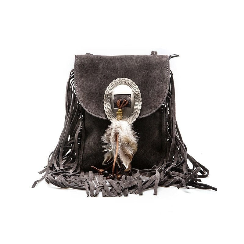 Sac Besace Frange Femme - CharmeTrend