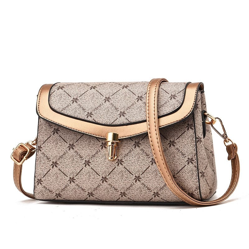 Sac Besace Luxe Femme - Luxury Chic Doré / 21 x 11 x 15cm