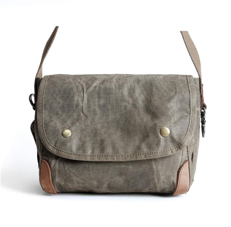 Sac Besace Rétro Femme - Vintage Charm Gris foncé / 30 x 22 x10cm