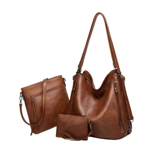 Sac Besace Simili Cuir Femme Cours - LuxeBlend