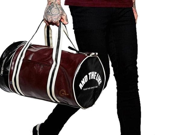 Sac Besace Sport Femme - Sporty Chic Noir bordeaux / 45 x 30 x 30cm