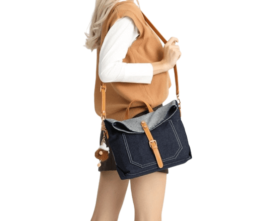 Sac Besace Toile Femme Vintage - StyleRetro