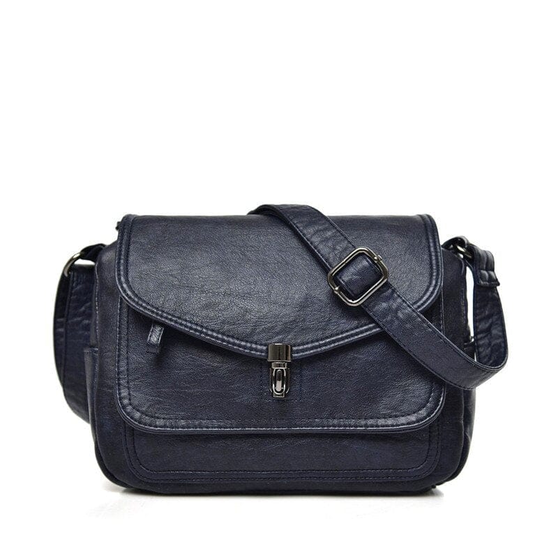 Sac Besace Vintage Femme - RetroChic Bleu