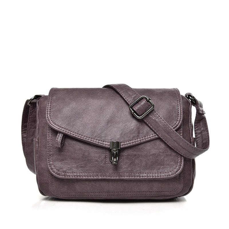 Sac Besace Vintage Femme - RetroChic Violet