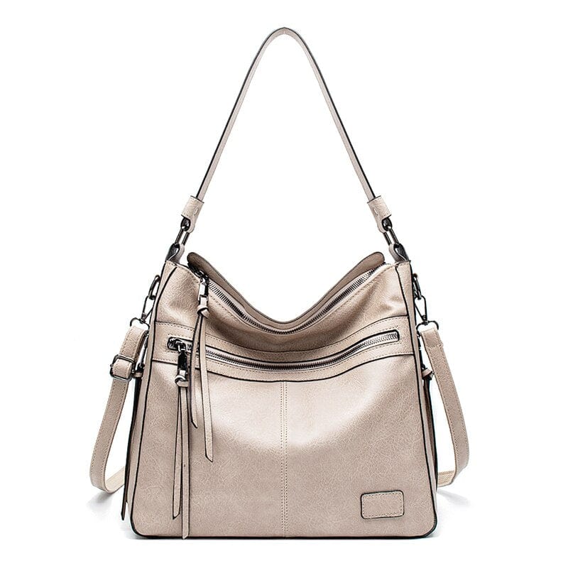 Sac Besace Voyage Femme - TravelChic Beige / 31 x 29 x 13cm