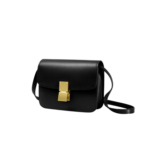 Sac Cuir Femme Genre Besace - StyleLoft Noir / 20 x 15 x 5cm