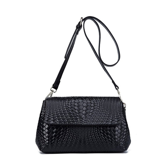 Sac Cuir Femme Noir Besace - LuxeUrban Noir