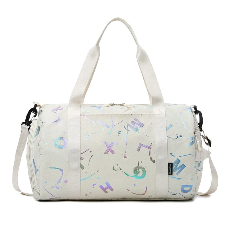 Sac de Sport Femme A Main - SportFéminin Blanc / 41x27cm