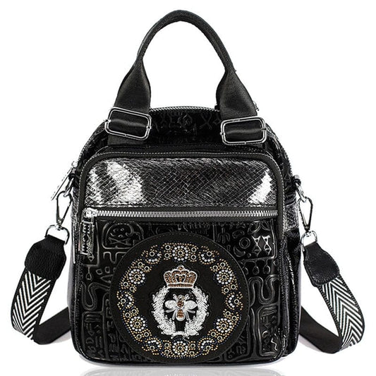 Sac Femme Besace Noir - Noir Chic