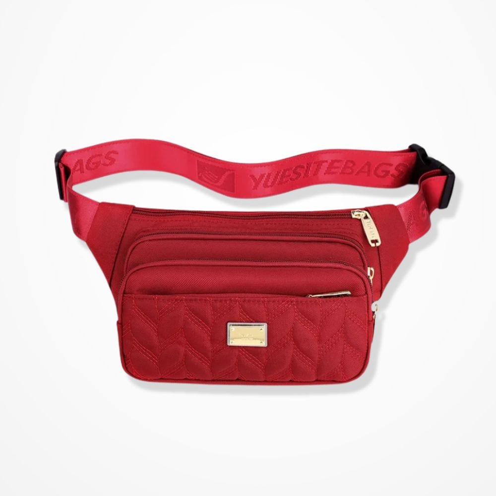 Sac Pochette Banane Femme  Rouge