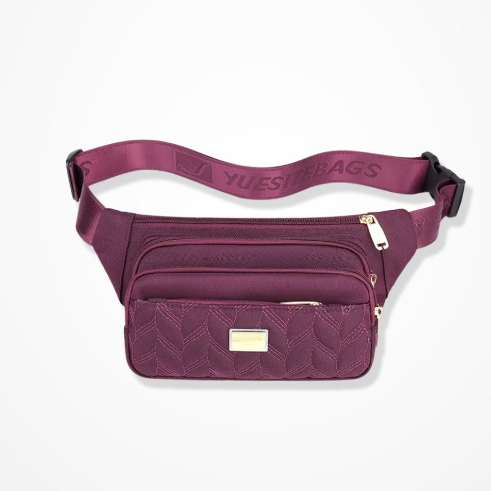 Sac Pochette Banane Femme  Violet foncé